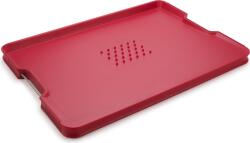 Joseph Joseph Tocător Cut&Carve Plus XL roșu cu toarte (60210) Tocator