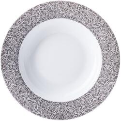 Ćmielów Design Studio Дълбока чиния Cosmopolitan Mix & Match черна рамка 22, 5 см (0D01490X2G151)
