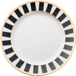 La Mania Home Чинийки за десерт Stripes черни 6 бр (5905549410882)