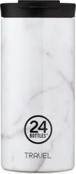 24Bottles Cană termică Travel Tumbler Grand 600 ml marmură albă (423)
