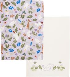 Arabia Finland Lavete mari de bucătărie Arabia Finland Moomins Flower Garden 50 x 70 cm violet 2 buc (1072651)