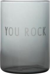 Design Letters Pahar Favourite You Rock negru (10106000SBLYOUROCK) Pahar