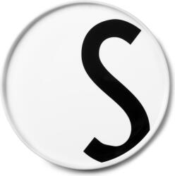 Design Letters Farfurie AJ litera S de porțelan (10201500S)
