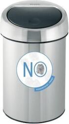 Brabantia Coș de gunoi Touch Bin 3 l oțel mat FPP (378645) Cos de gunoi
