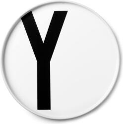 Design Letters Farfurie AJ litera Y de porțelan (10201500Y)