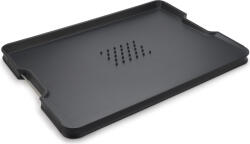 Joseph Joseph Tocător Cut&Carve Plus XL negru cu toarte (60211) Tocator