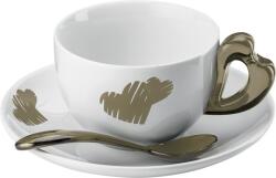 Guzzini Cești pentru cappuccino Love nisipii cu farfurioare 2 buc (11440039)