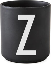 Design Letters Cană AJ litera Z neagră de porțelan (10204000Z)