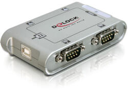 Delock USB 2.0 To 4 x Serial Adapter