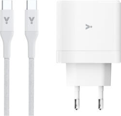 iSTYLE - 65 Wattos GaN adapter 2 m-es USB-C toltőkábel csomag - Fehér (PL9915101100190)