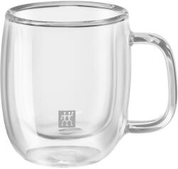 Zwilling Sorrento Eszpresszó Dupla Falú Üveg Füles Pohár Szett - 80 ml, 2 darabos