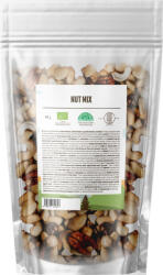 BrainMax Pure Nut Mix, BIO, 100 g BIO pekándió, kesudió és mogyoró keveréke mandulával, *CZ-BIO-001 tanúsítvánnyal