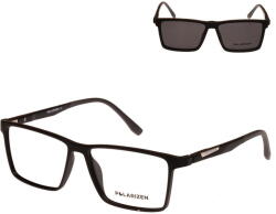 Polarizen Rame ochelari de vedere unisex Polarizen Clip-on H6606 C2 Rama ochelari