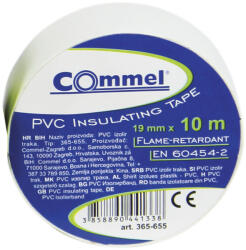 Commel szigetelőszalag 15mm x 10m fehér 1 db (AD365-605)