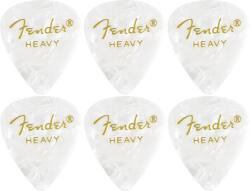 Fender 351 Shape Premium 6 White Pană (098-2351-505-6PACK-SET)