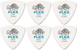 Dunlop 456R 1.0 Tortex Flex Triangle 6 Pană (456R100-6PACK-SET)