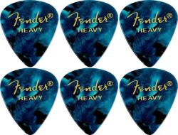 Fender 351 Shape Premium 6 Ocean Turquoise Pană (<![CDATA[198-2351-508-KUS-6PACK-SET]]>)