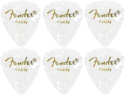 Fender 351 Shape Premium 6 White Moto Pană (<![CDATA[098-2351-105-6PACK-SET]]>)