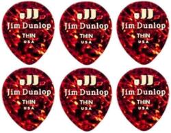 Dunlop 485R-05TH Celluloid Teardrop 6 Pană (<![CDATA[485R05TH-6PACK-SET]]>)