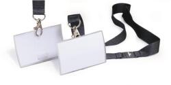 DURABLE Névkitűző, nyakbaakasztóval, 54x90 mm, DURABLE "CLICK FOLD", áttetsző (DB821719) - jatekotthon
