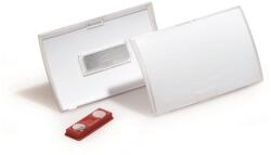 DURABLE Névkitűző, mágneses, 54x90 mm, DURABLE "CLICK FOLD", áttetsző (DB821519) - jatekotthon