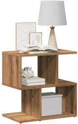 vidaXL 2 db kézműves tölgyszínű szerelt fa éjjeliszekrény 50x30x51, 5cm (856537)