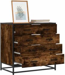 vidaXL füstös tölgy szerelt fa fiókos szekrény 70x41x70 cm (849081) - vidaxl