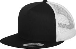 Brandit Classic Trucker 2-tone sapka egyenes karimával, fekete és fehér színben
