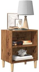 vidaXL éjjeliszekrények 2 db Régi fa 40x30x50 cm Gépesített fa (856417)