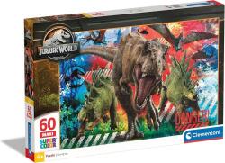 Clementoni Puzzle Maxi 60 db-os Supercolor - Jurassic World (CL26456)