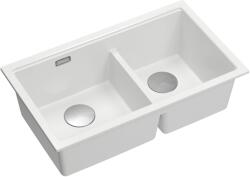 Quadron Logan gránit mosogató 76x45 cm fehér HQL7645U1_BS_U (HQL7645U1BSU)