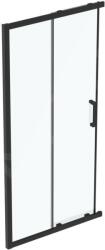 Ideal Standard Connect 2 zuhanyajtók 100 cm tolható fekete matt/átlátszó üveg K9262V3 (K9262V3)