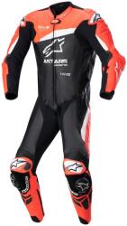 Alpinestars GP Plus 4 - TECH-AIR kompatibilis egyrészes bőr overál fekete-fluo piros-fehér kiárusítás