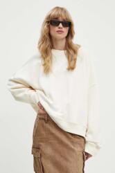MSGM pamut melegítőfelső bézs, női, sima, 3741MDM78.247795 - bézs L