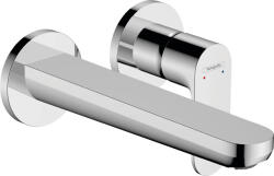 Hansgrohe Rebris S, rejtett mosdócsaptelep, falra szerelhető, kifolyóval 20 cm, 2 lyukú beépítés, króm, 72528000 (HAN-72528000)