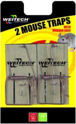 WEITECH Egércsapda, fa 2 db-os