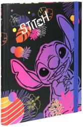 COOLPACK Mapă cu elastic Cool Pack Disney - A4, Stitch Black (91828PTR)