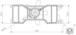 NRF Ventilator, radiator NRF 47944 - centralcar