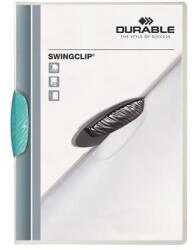 DURABLE Gyorsfűzõ, klipes, A4, DURABLE "Swingclip® 30", világoskék (DB226014) - pritone