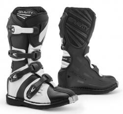 Forma Cizme de motocicletă pentru copii Forma Gravity negru și alb (FORC550-9998) - motozem - 938,40 RON
