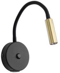 TK Lighting Lagos USB fekete-arany falikar (TK-10201) G9 1 izzós IP20 (10201)