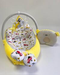 MyKids Babynest Plush MyKids 0119 Cars Yellow GreatGoods Plaything