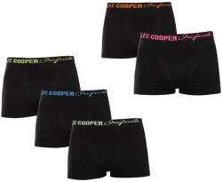 Lee Cooper 5PACK fekete Lee Cooper férfi boxeralsó (PO41058) L