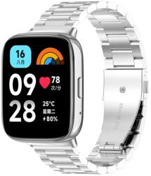 CLASSIC Fém szíj Xiaomi Redmi-hez Watch 3 Aktív ezüst