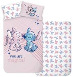 Carbotex Disney Lilo és Stitch, A csillagkutya Magical gyerek ágyneműhuzat 100×135 cm, 40×60 cm (BRM018501)