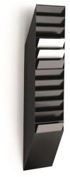 DURABLE Prospektustartó, fali, álló, A4, DURABLE "FLEXIBOXX 12", fekete (1709763060)
