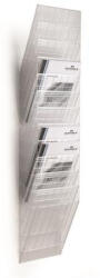DURABLE Prospektustartó, fali, álló, A4, DURABLE "FLEXIBOXX 12", áttetsző (1709763400)