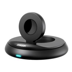 JOYROOM asztali töltő (3W, wireless, mágneses, Apple Watch töltő) FEKETE Apple Watch Series 5 44mm, Watch Series 5 40mm, Watch Series 4 44mm (JR-W12)