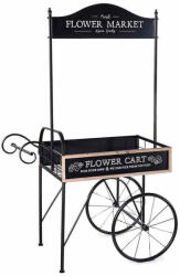 Decorer Raft tip expozor Bicicleta alb negru 100x65x162 cm (A53.30.77)
