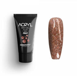 2M Beauty Acryl Pro Gel 2M Flakes and Glitter Bronze - 15g
